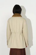 Clara Drawstring Waist Field Jacket in 100% Cotton