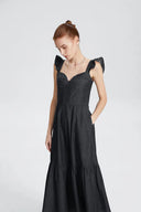 Vestido Ocean en Denim de Algodón Lavado
