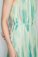 Florida Halter Dress in Premium Flora Print