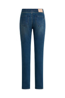 Eliza Stretchy Slim Fit Jeans in Fleece-Lined Denim