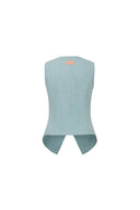 Elodie Denim Vest in Summer Denim