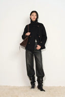 Catherine Double Faced Cabanse Coat in Wool Cashmere Blend