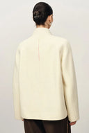 Bridle Crop Wool Jacket in Merino Wool