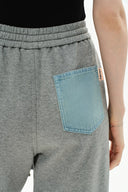 Jean large Sereta en jersey de coton