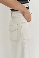 Harper Maxi Skirt in Lyocell Denim