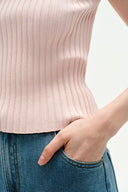 Suéter floral Sabrina en mezcla de seda y algodón tejido