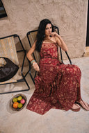 Jules handbemaltes persisches Blumen-Cami-Kleid
