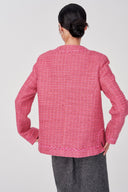 Pissaro Barbie Pink Jacket in Tweed