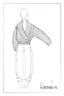 Xaviera Relaxed Shawl Collar Cardigan in 100% Wool