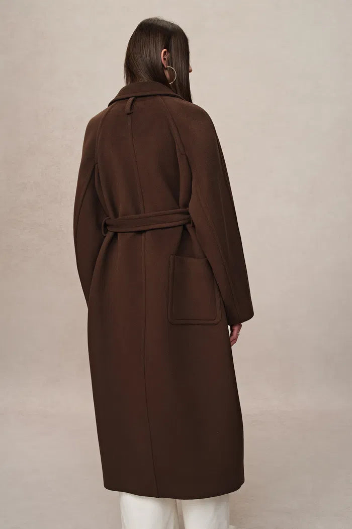 long brown dress coat Iroinnid Women's Leisure Mid-Long Coat Point Collar Solid Color Trench Coat Long Sleeve Outwear, Wine, Size: 4(Small), Red