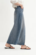 Denim Skirt in Cotton Denim