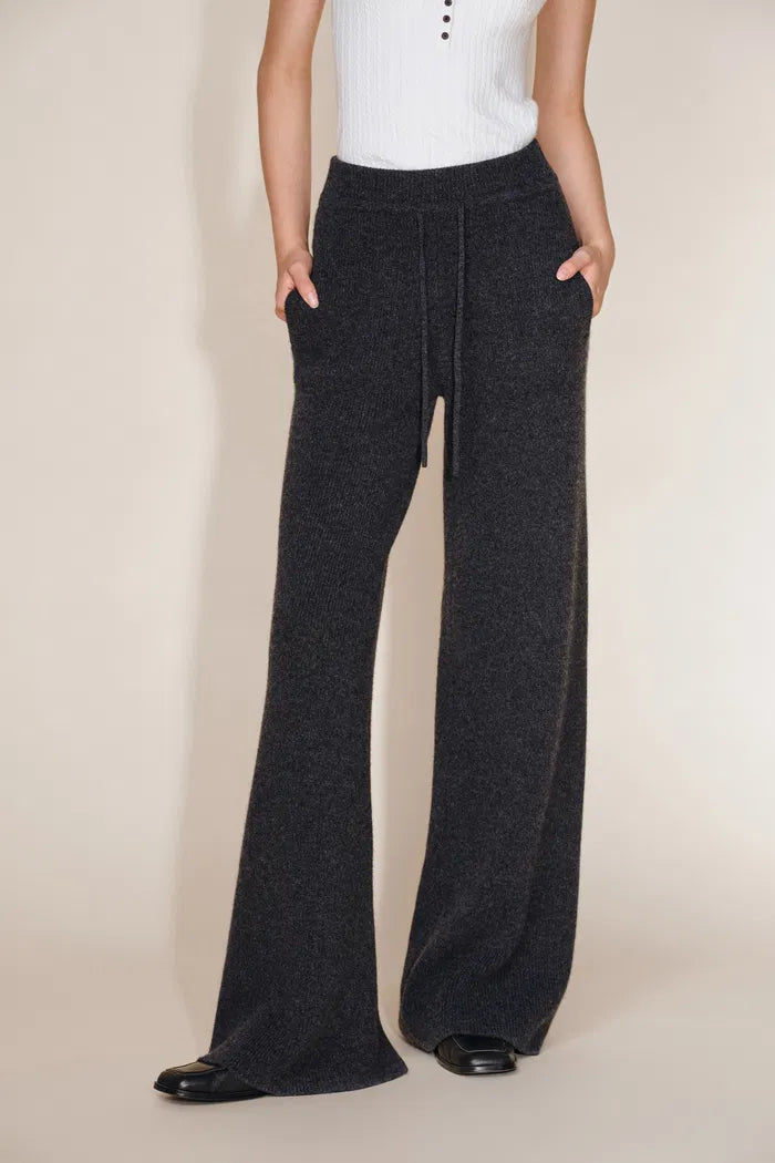 Vivi Wide Leg Pants in Merino Wool Knit