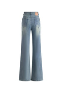 Jeans svasati Harry in denim di cotone