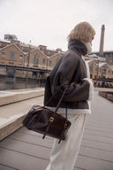 Quinn Short Jacket in Faux Shearling