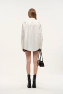 Ballad Metal Label Shirt in Cotton
