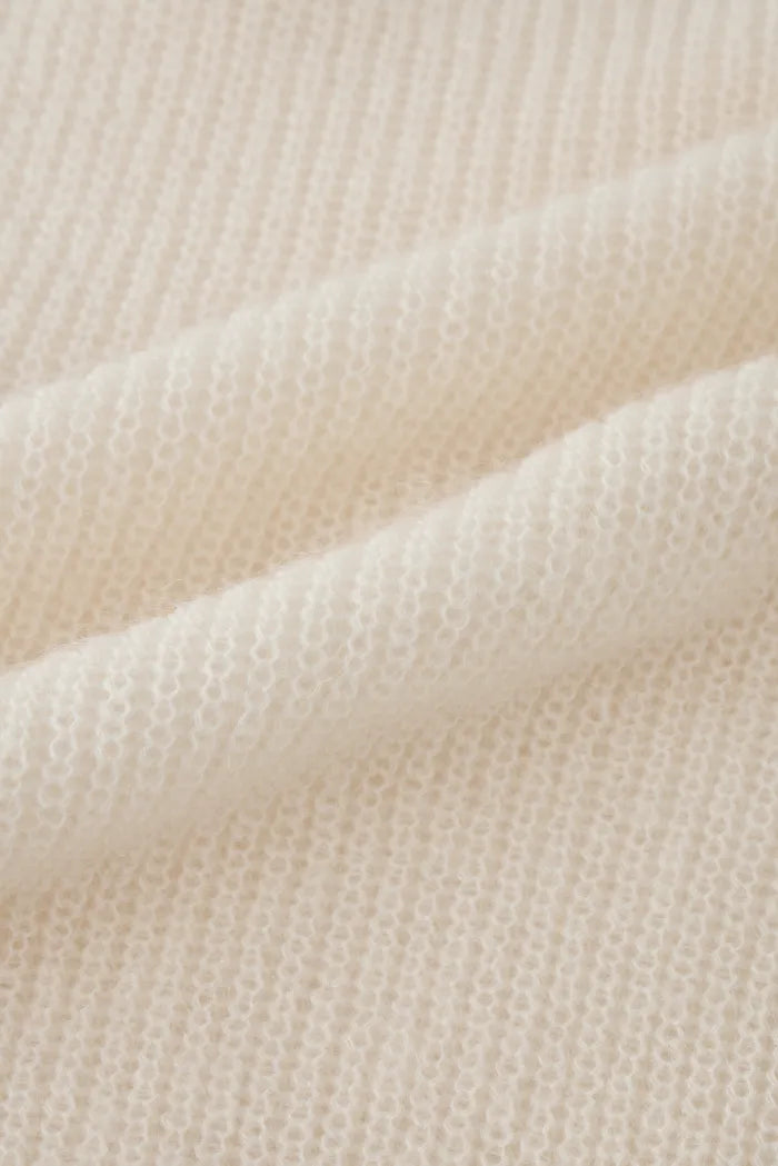 Sally Knit Sweater in Angora Mohair – fbrq.com Sally Knit Sweater in Angora Mohair – fbrq.com