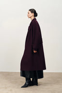 Emma Double Faced Cocoon Coat in Merino Wool