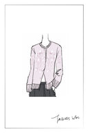 Letitia Handbestickter Blumen-Cardigan aus Woll-Alpaka-Strick