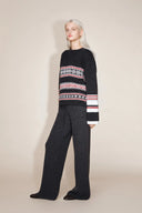 Vivi Wide Leg Pants in Merino Wool Knit