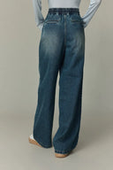 Judith Elastic Waist Jeans in Cotton Denim