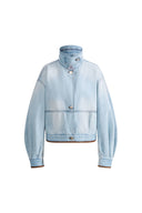 Luna Jack met Lantaarnmouwen in Katoen Denim