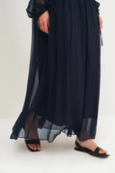 Doe Spitzenkleid aus Crepe Georgette
