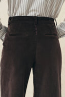 Bblythe Deconstructed Wide Leg Pants in Washed Corduroy