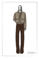 Bblythe Deconstructed Wide Leg Pants in Washed Corduroy