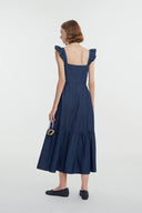 Abito Ocean in Denim di Cotone Lavato