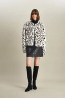 Cappotto Lucrezia Leopardo delle Nevi in Pelliccia Ecologica Premium