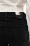 Rebel Washed Jeans Shorts in Thin Denim