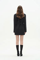 Mel Blazer Suit Dress in Acetate-Merino