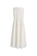 Vestido sin Mangas Stella en Lyocell con Bordado
