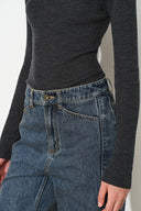 Beatrix Knit Top in Machine Washable Fine Wool