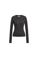 Beatrix Knit Top in Machine Washable Fine Wool
