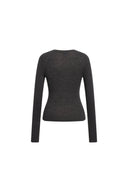 Beatrix Knit Top in Machine Washable Fine Wool