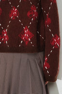 Bette Hand Sewn Crewneck Sweater in Mohair Blend