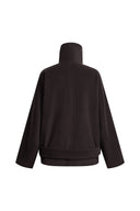 Dama Low Waist Belted Cropped Coat in Wool Cashmere