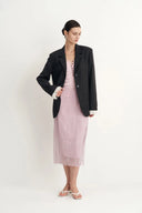 Eleanor Lace Cuff Blazer in Ultrafine Australian Wool