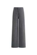 Pantalones casuales anchos y holgados Reese en lana merino