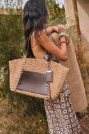 Brera Beach Large Handwoven Tote Bag