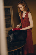 Brera Convertible Tote Bag Large in Dutch Calfskin and Suede