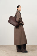 Brera Convertible Tote Bag Large in Dutch Calfskin and Suede