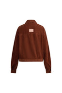 Aaliyah Dropped Shoulder Jacket in Corduroy Cotton