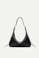 Bolso hobo de hombro Navigli en cuero napa de becerro