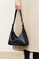 Navigli Shoulder Hobo Bag in Nappa Calfskin