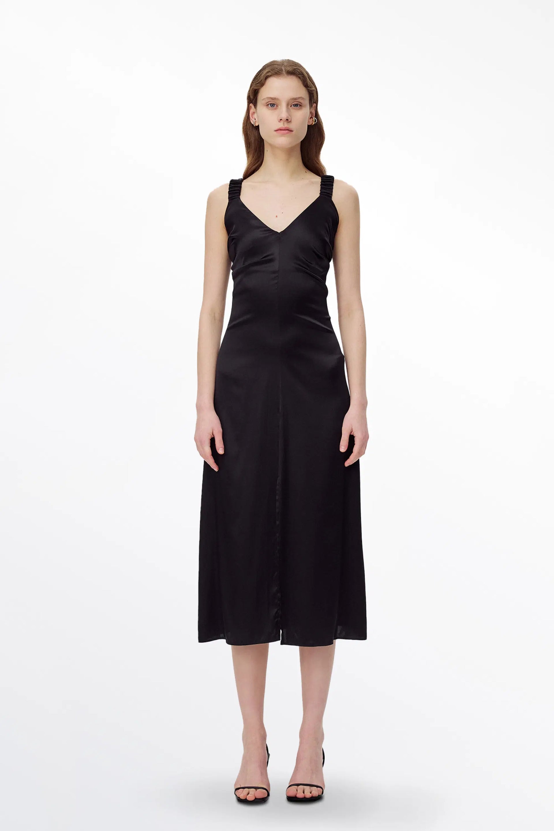 Scrunchie Dress Mulberry Silk Blend
