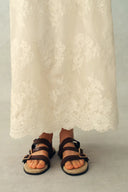 Bailey Lace Embroidered Midi Skirt in Tulle Embroidery