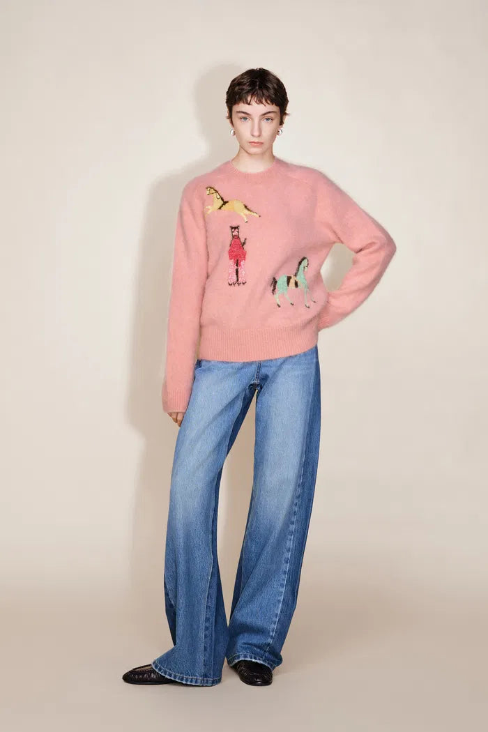 Estrella Pony Sweater in Ultra-Fine Alpaca Blend