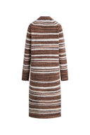 Ella Striped Wool Dress in Baby Alpaca Blend